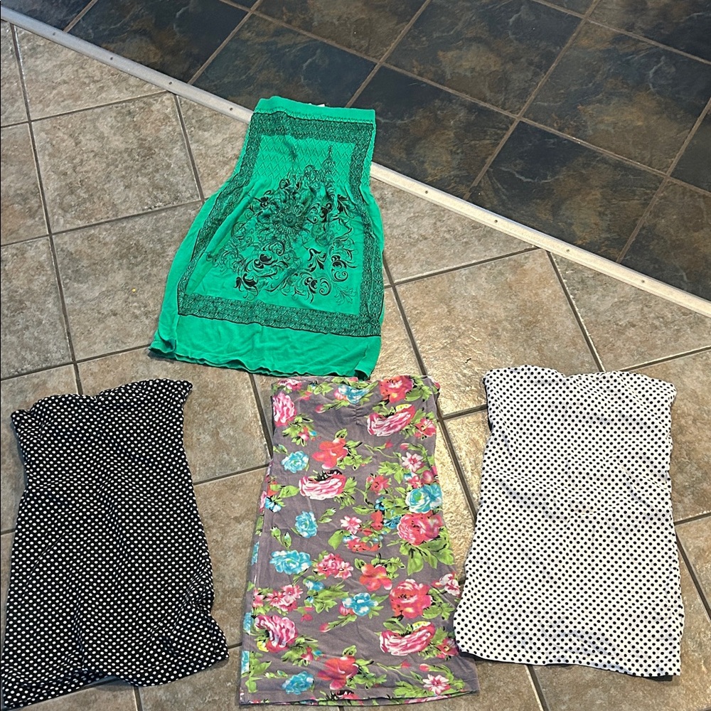 Floral and Polka Dot Dresses Bundle